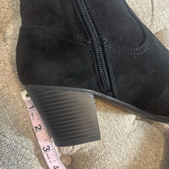 Express Faux Suede Booties - Picture 12 of 12